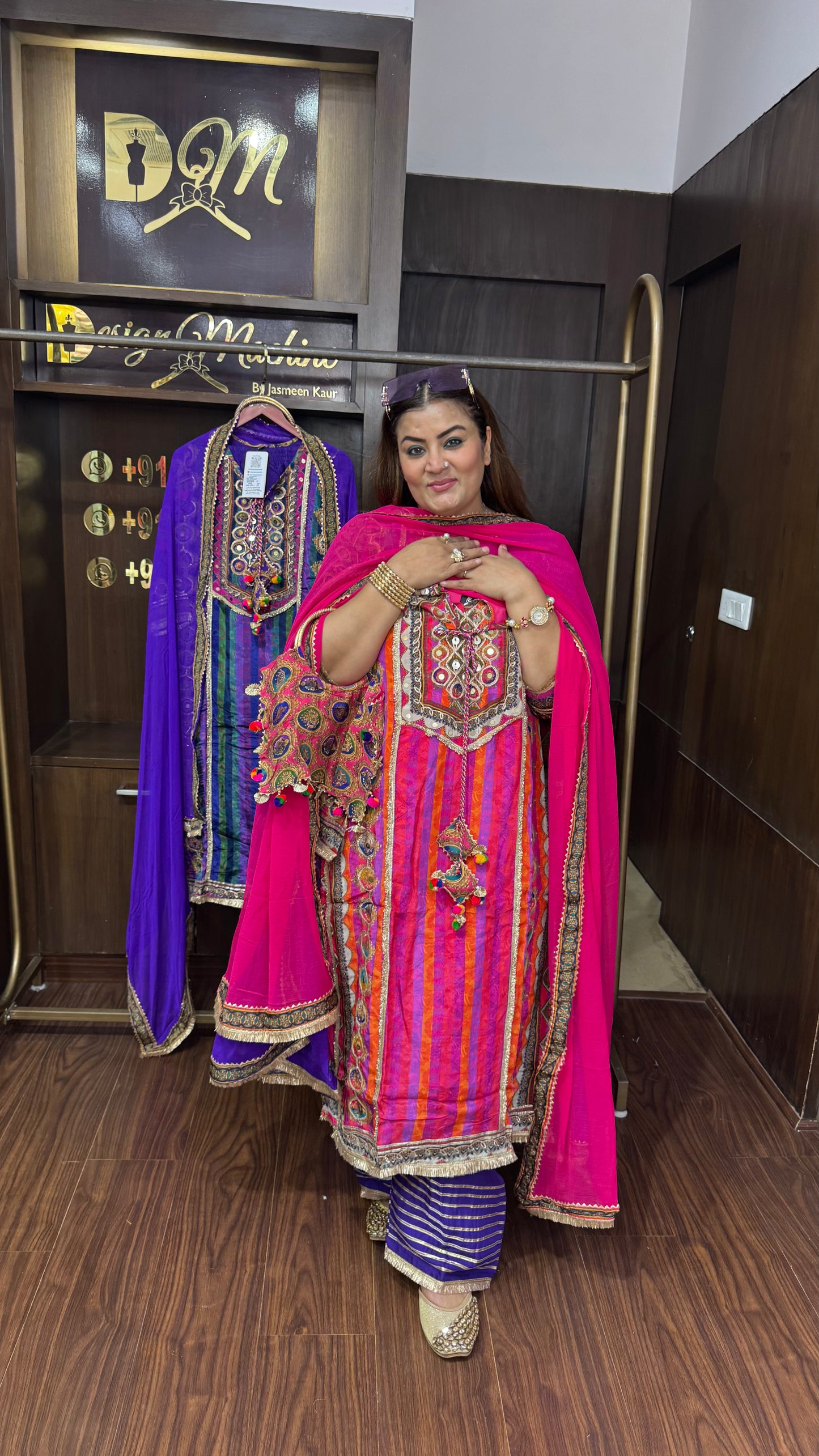 Pure Crepe Farshi Salwar Suit
