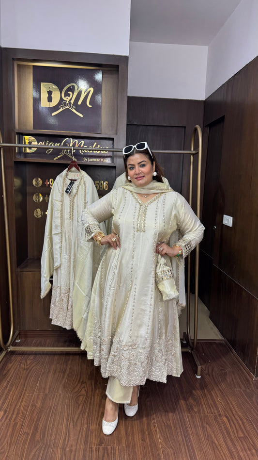 Pure Glass Tissue (Anarkali Suit)