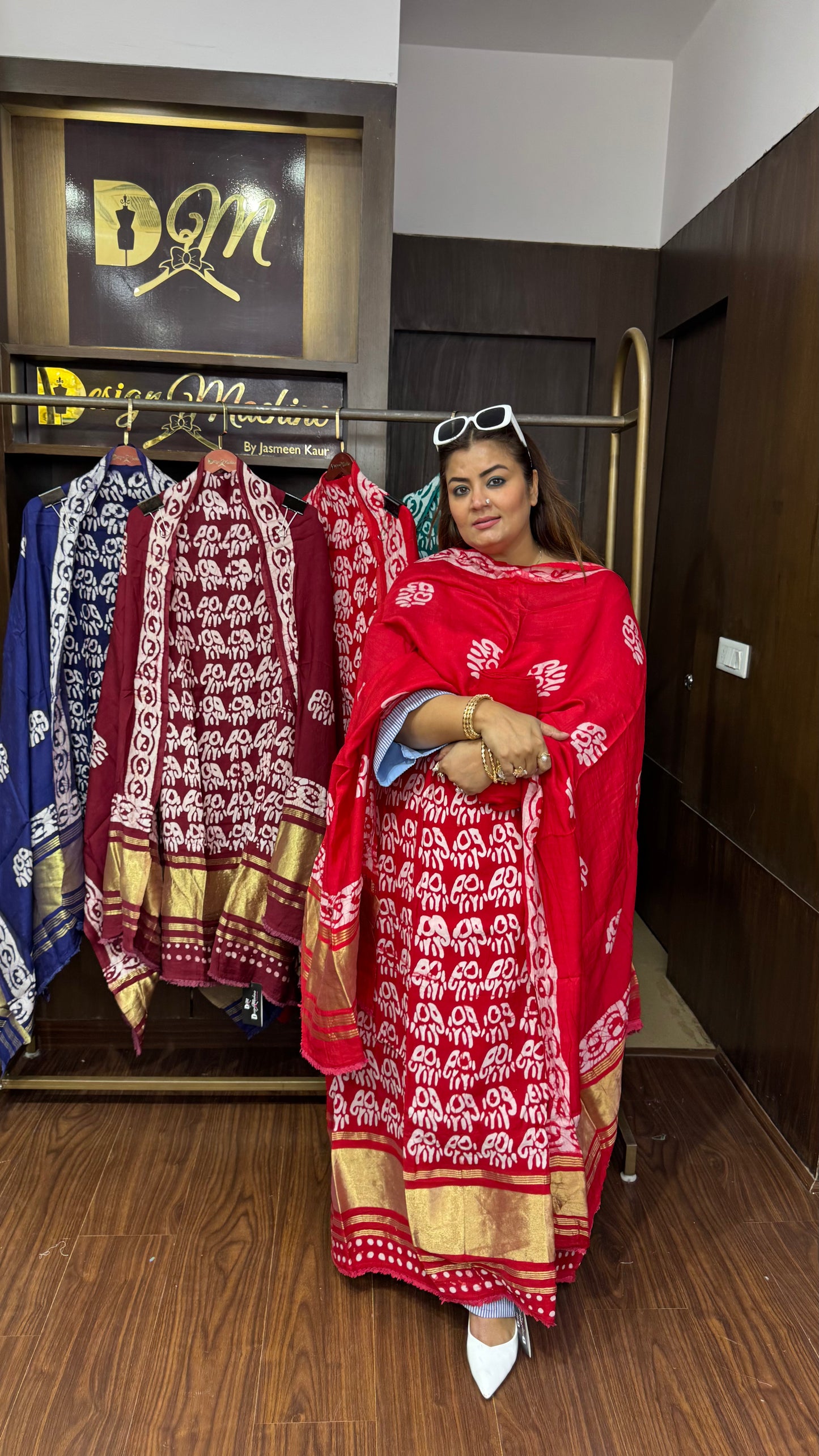 Anshika (Cotton Unstitch Suit)