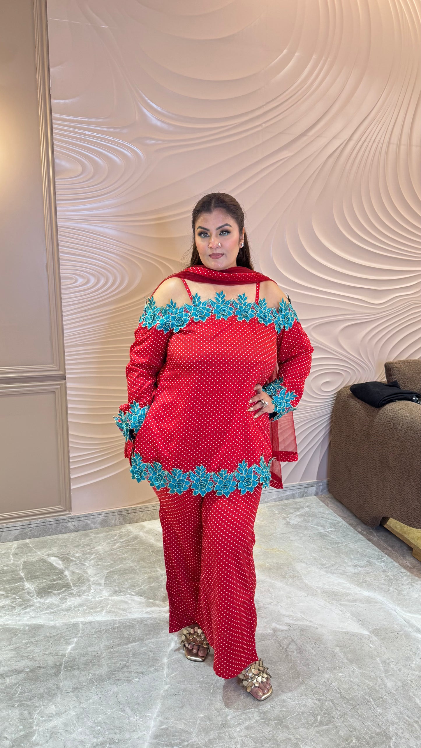 Celestine Pure Crepe Suit