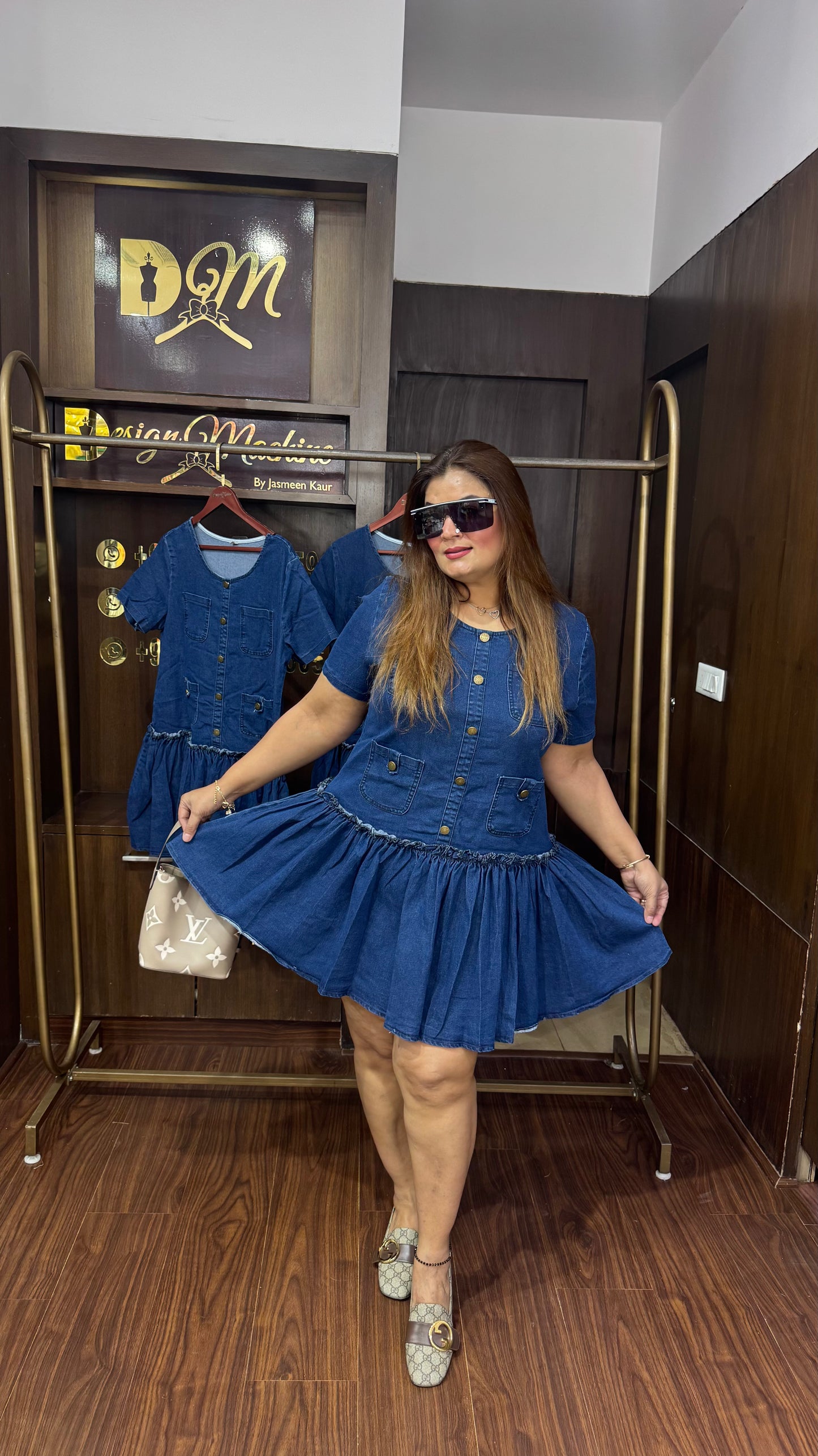 Rovirae (Denim Dress)