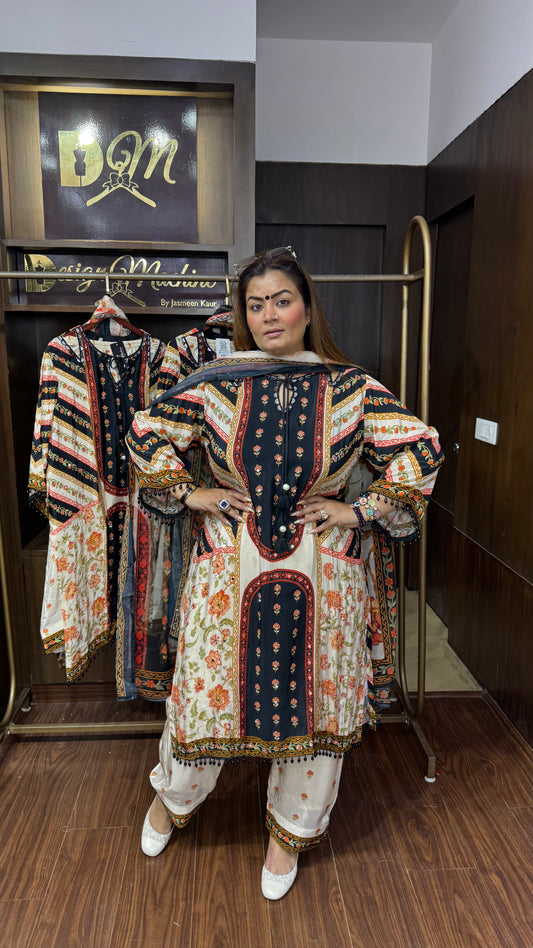 Sakshi (Glass Tissue Suit)
