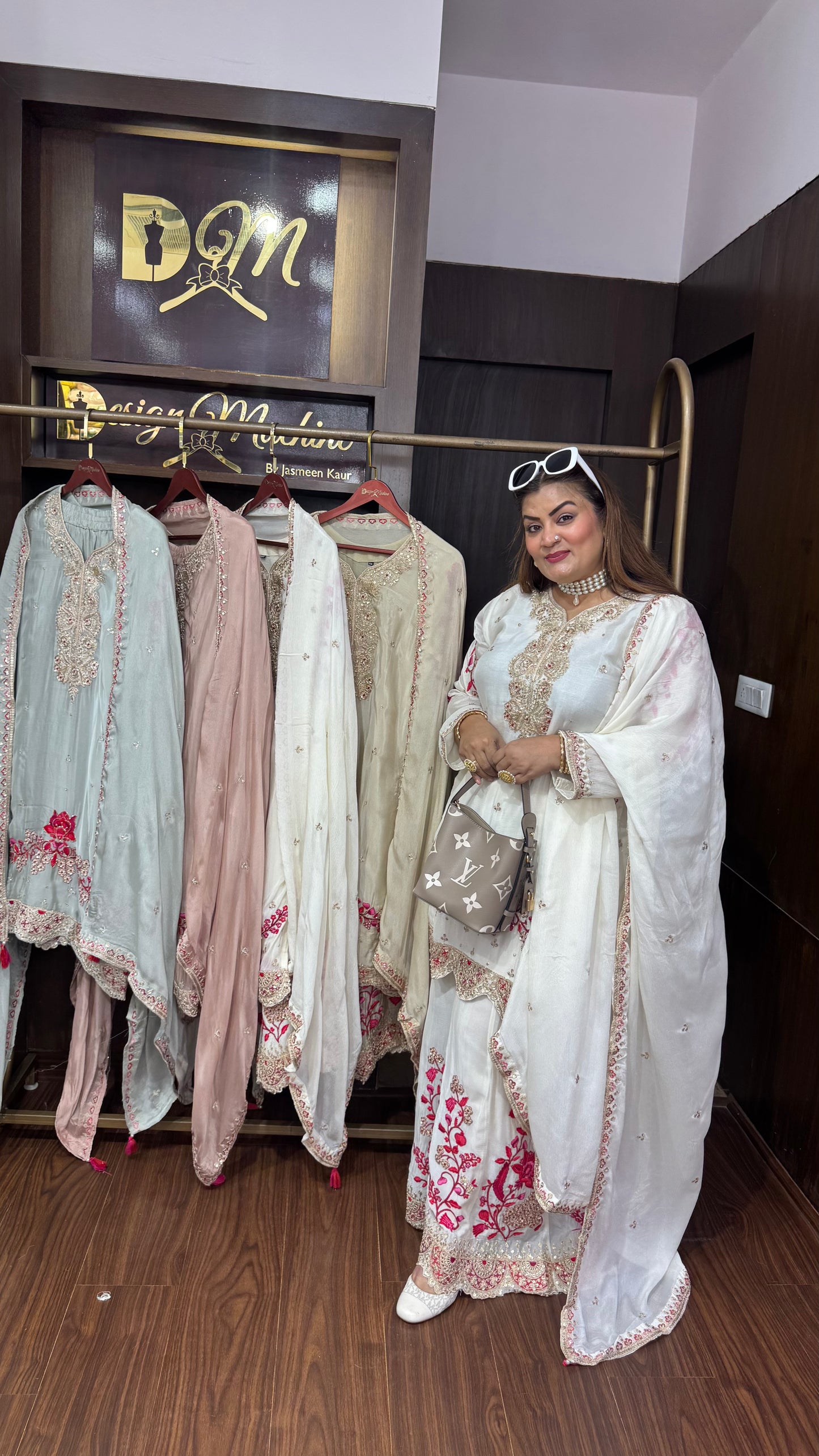 Zireva (Pure Chinnon Sharara Suit)