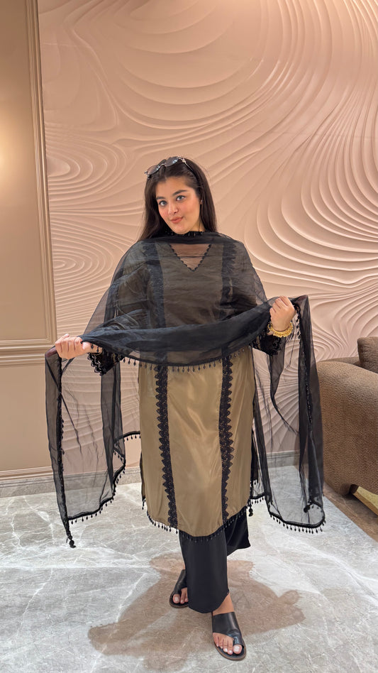 Ethereal Crepe Elegance Suit