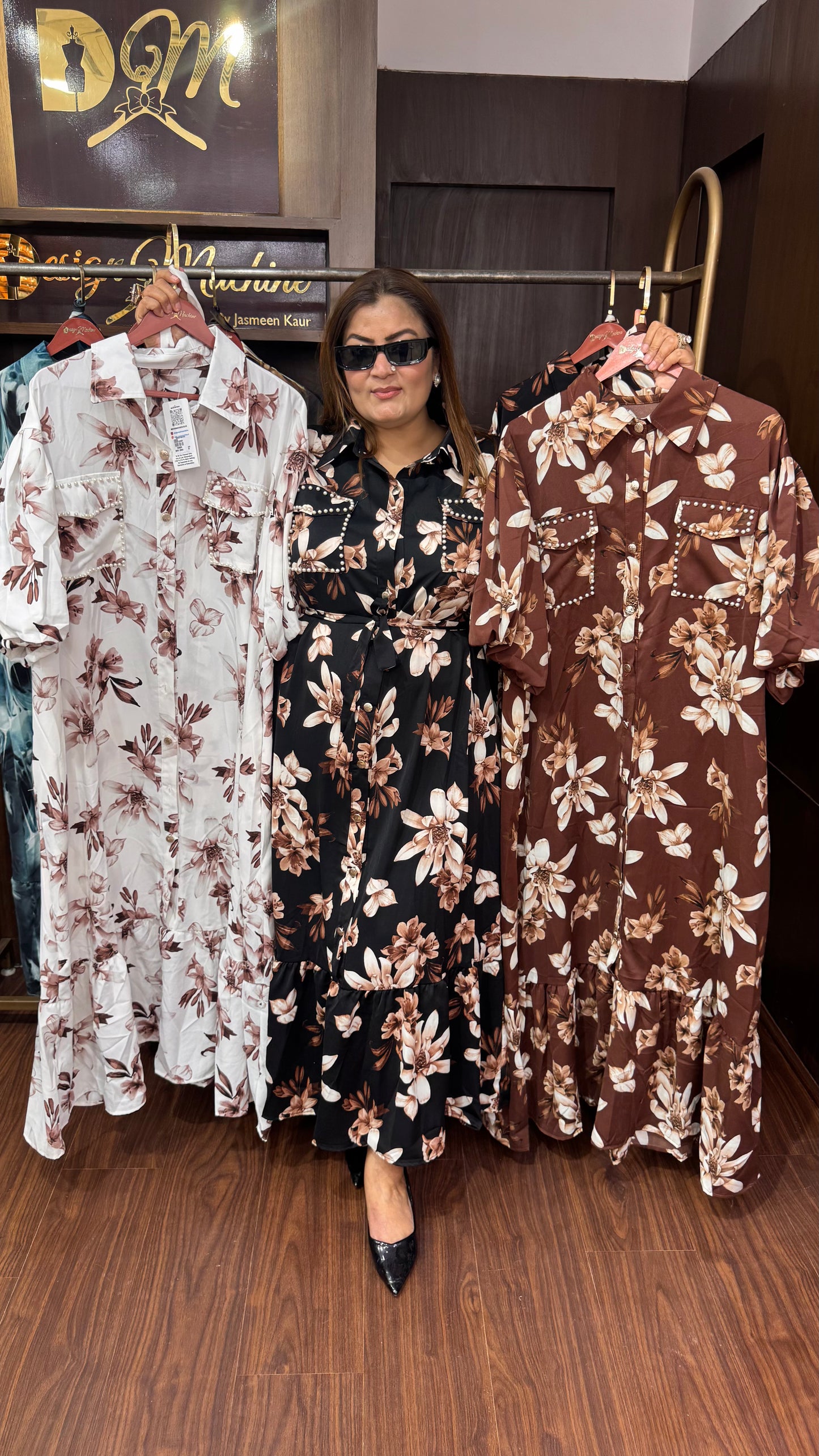 Avnera (Pure Crepe Korean Dress)