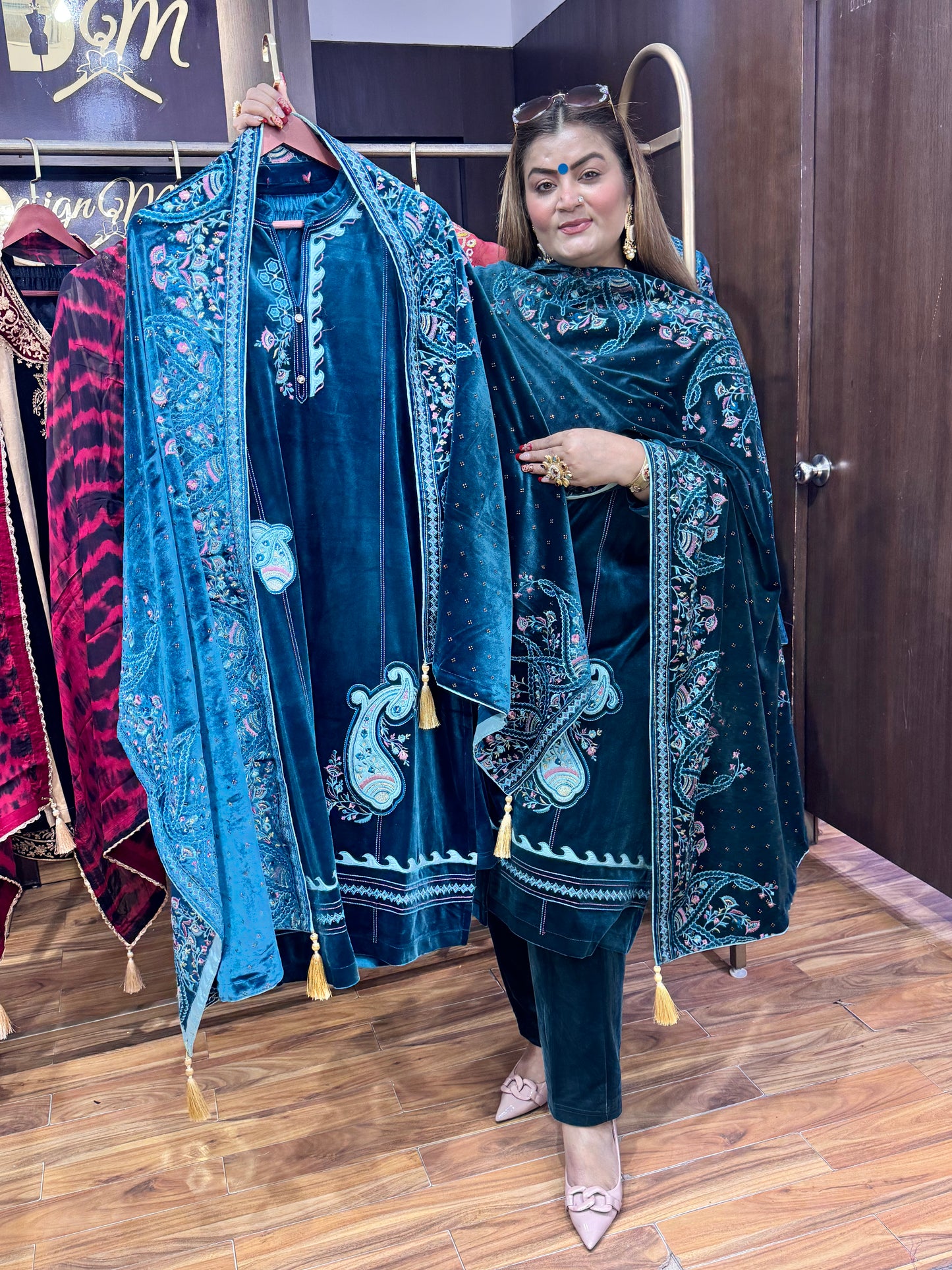 Shehnai (Velvet Suit)