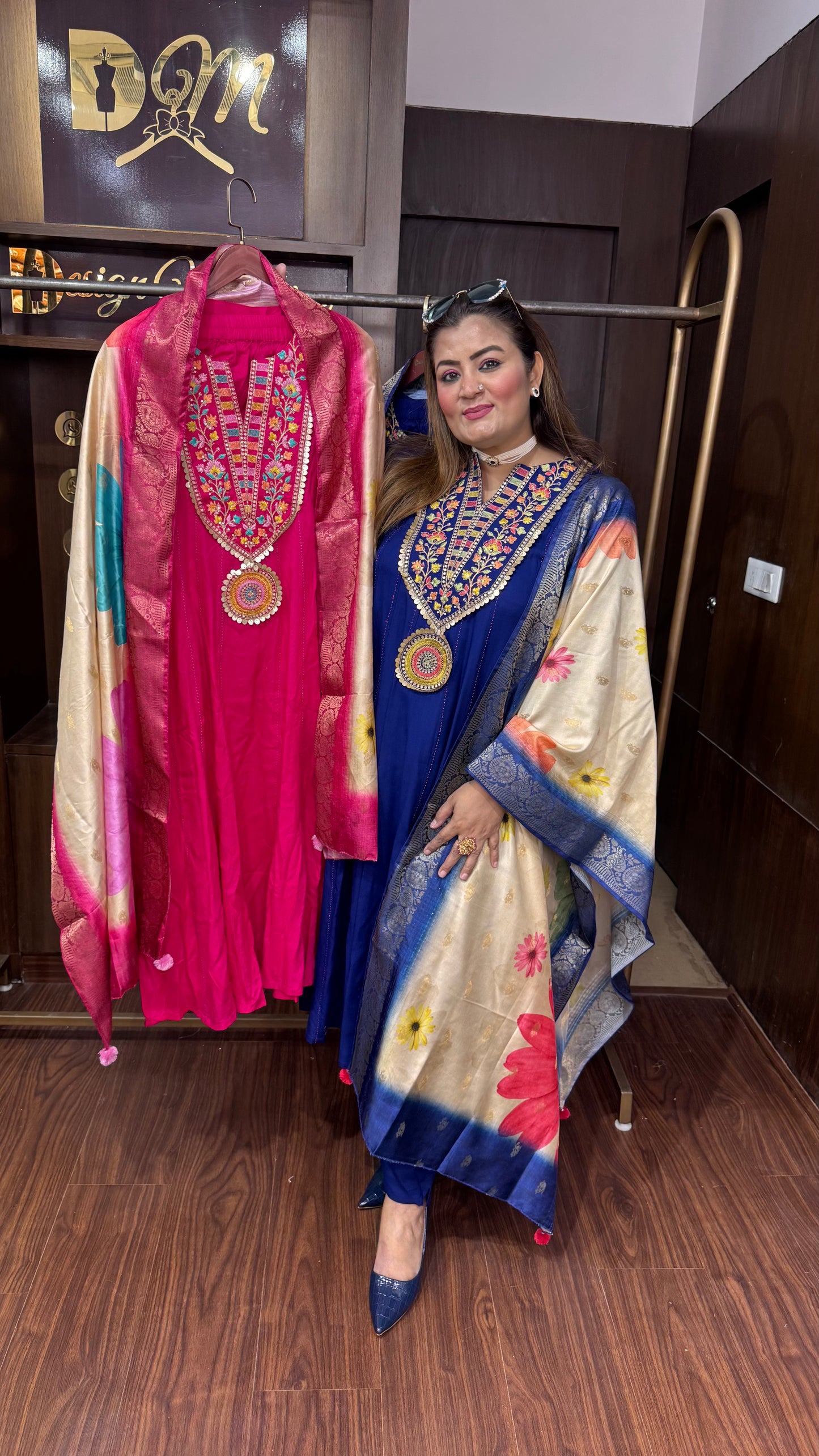Zorevia (Rayon Cotton Anarkali Suit)