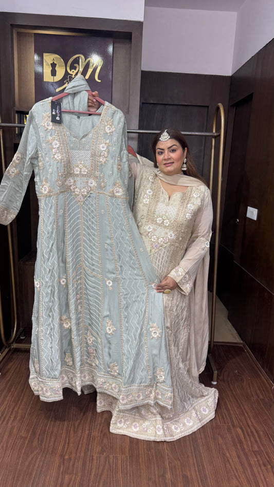 Mireza (Pure Chinnon 1 Piece Gown)