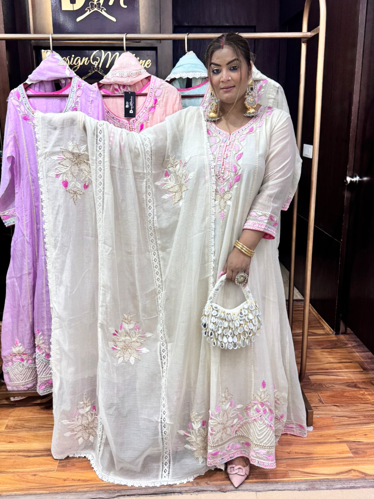 pure cotton anarkali