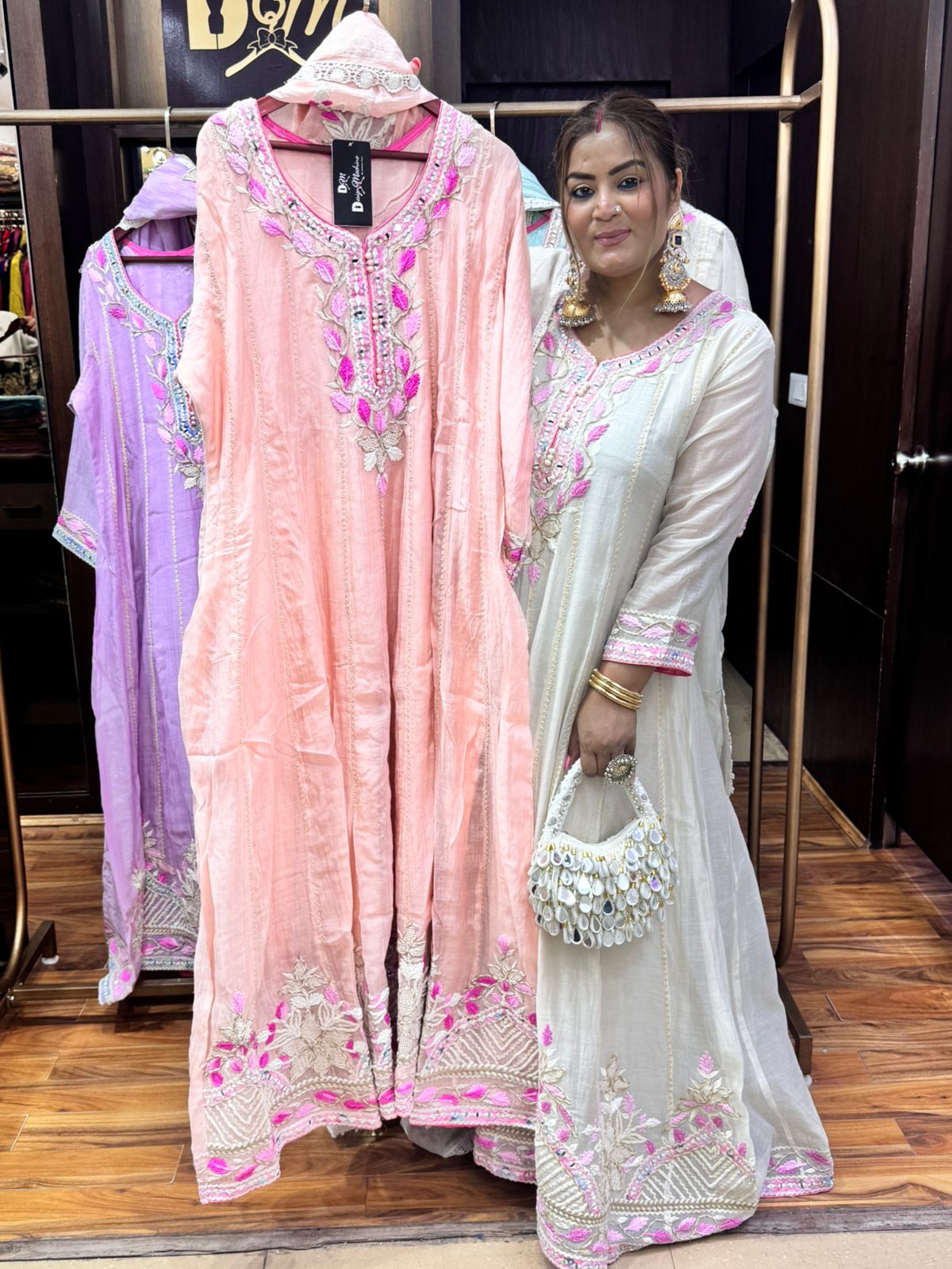 pure cotton anarkali