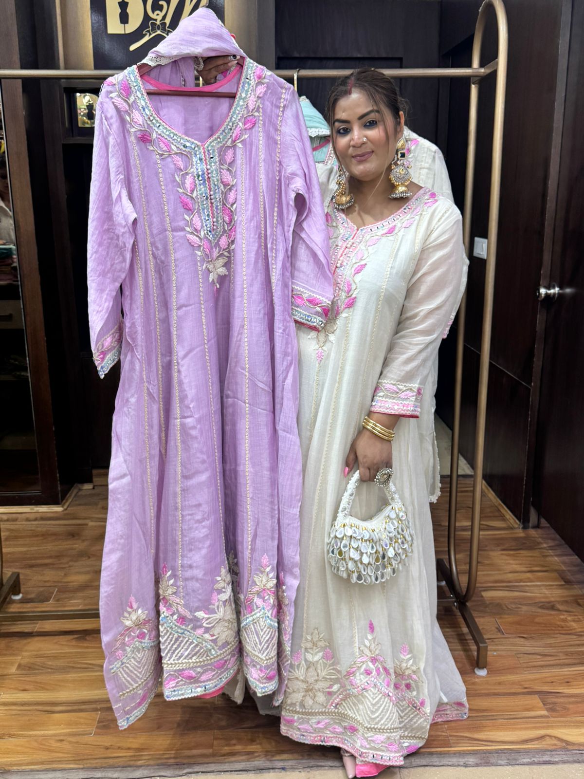 pure cotton anarkali