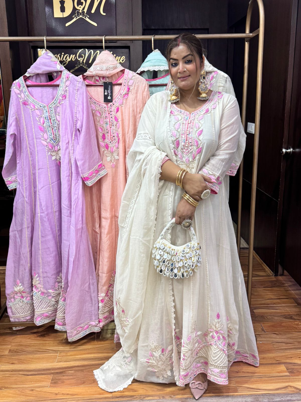 pure cotton anarkali