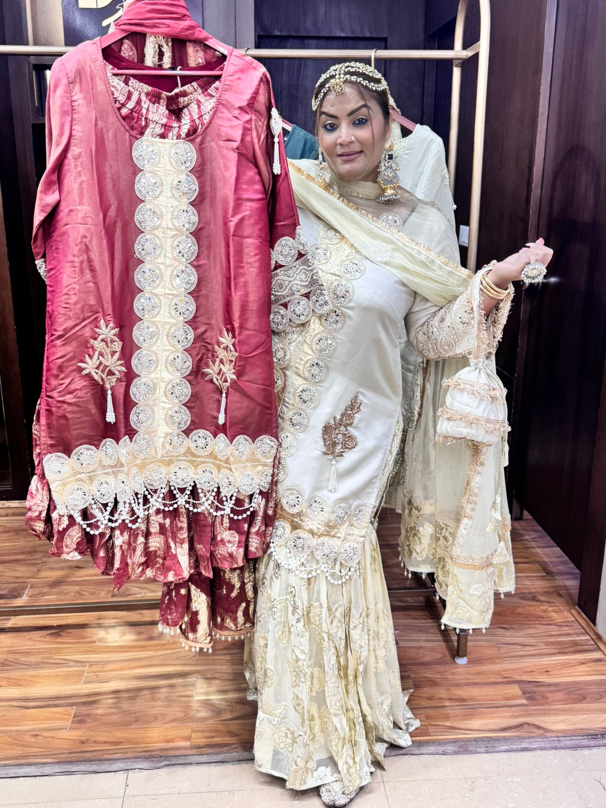 work sharara set