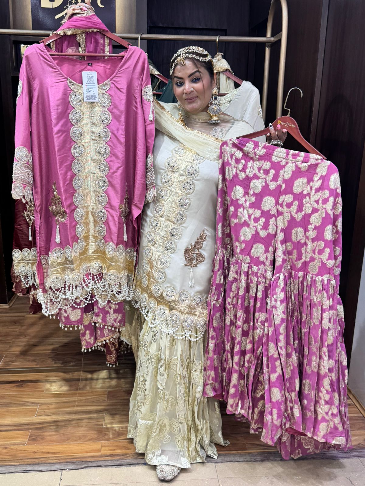 work sharara set