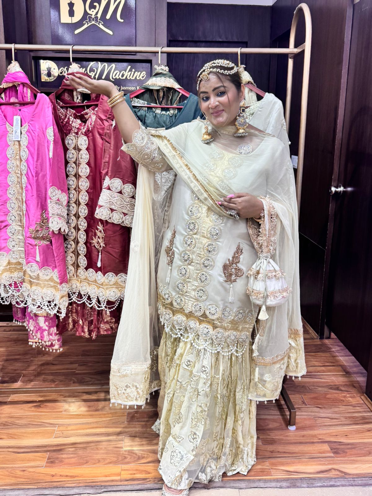 work sharara set