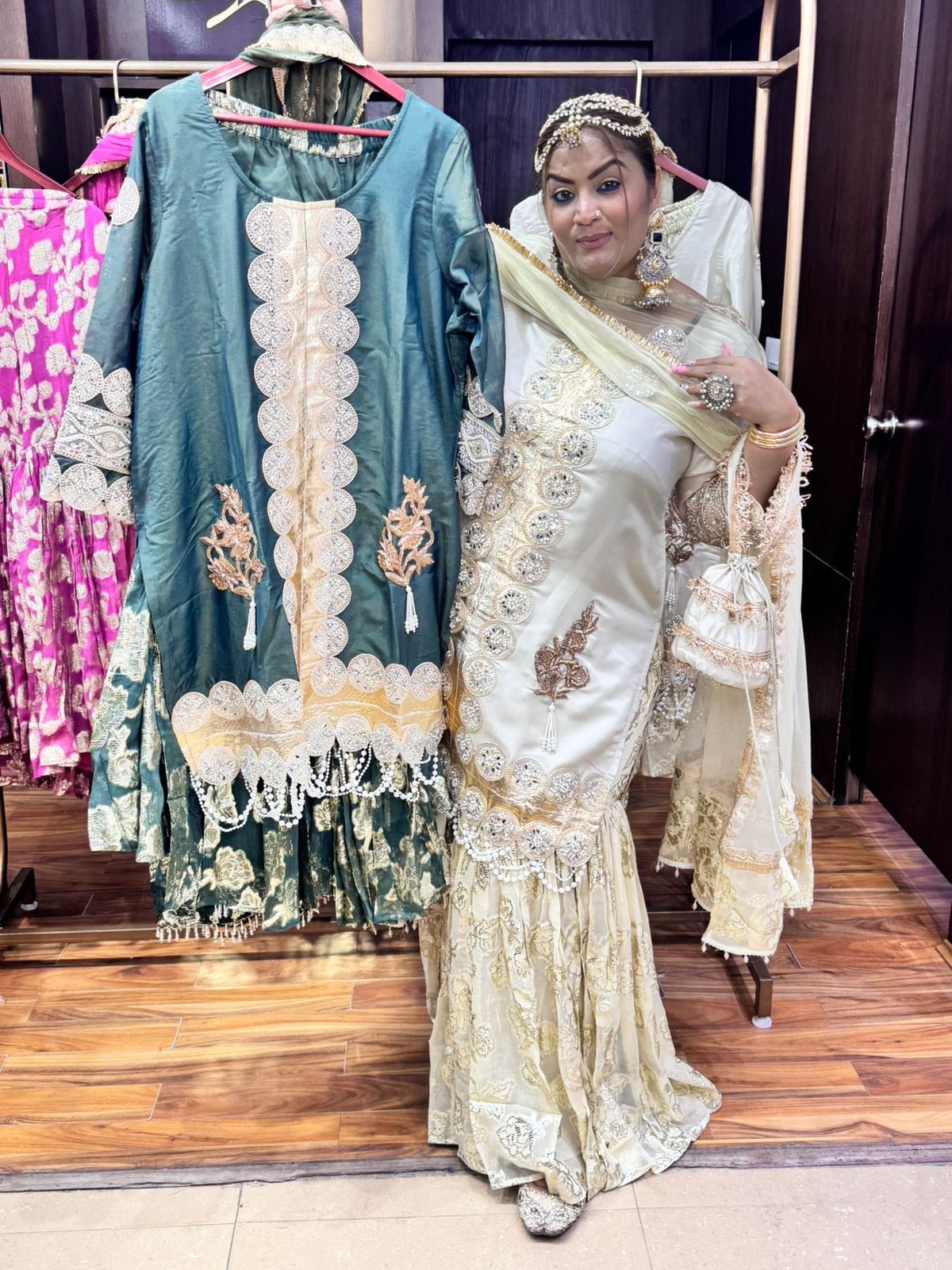 work sharara set