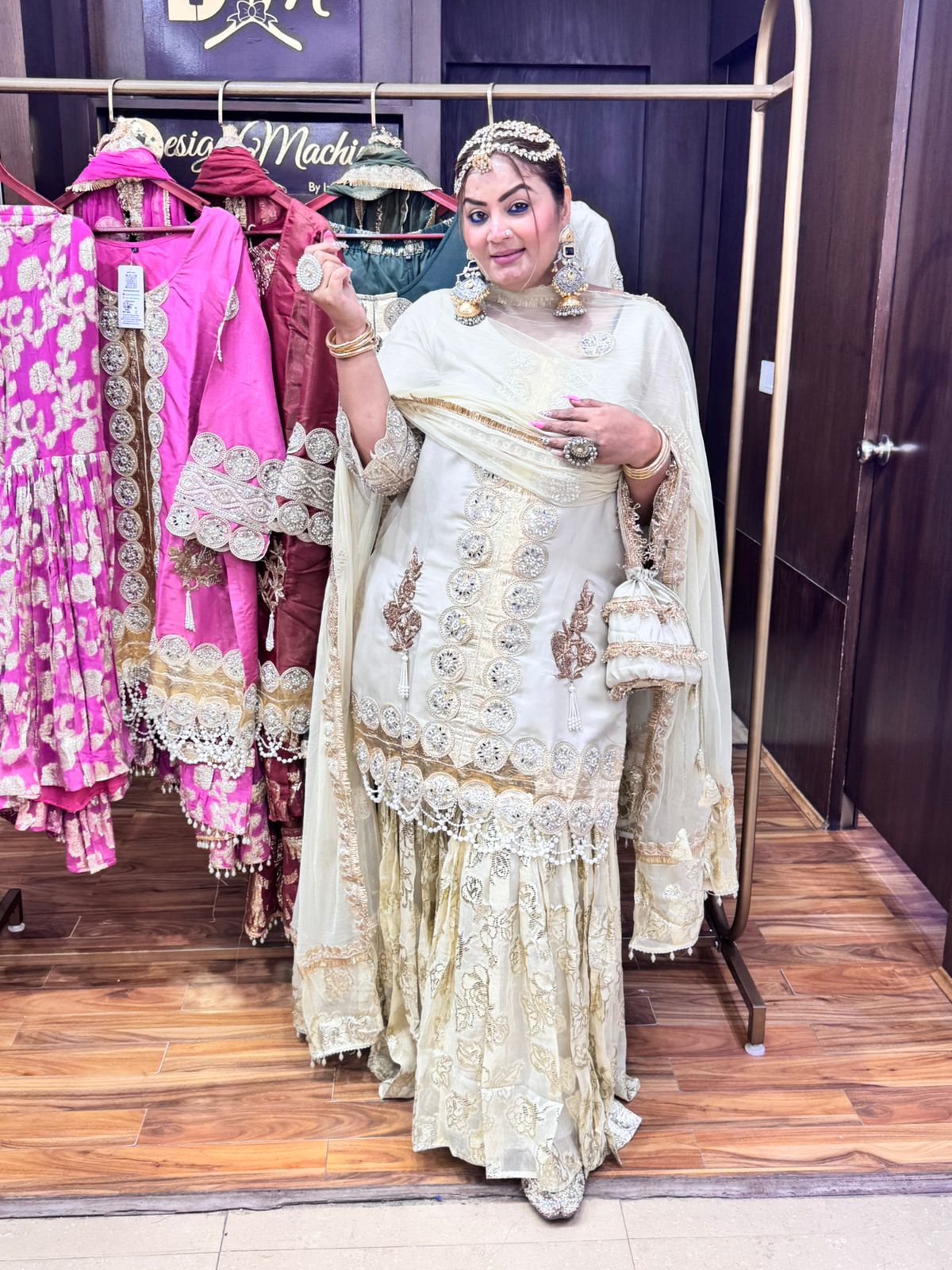 work sharara set