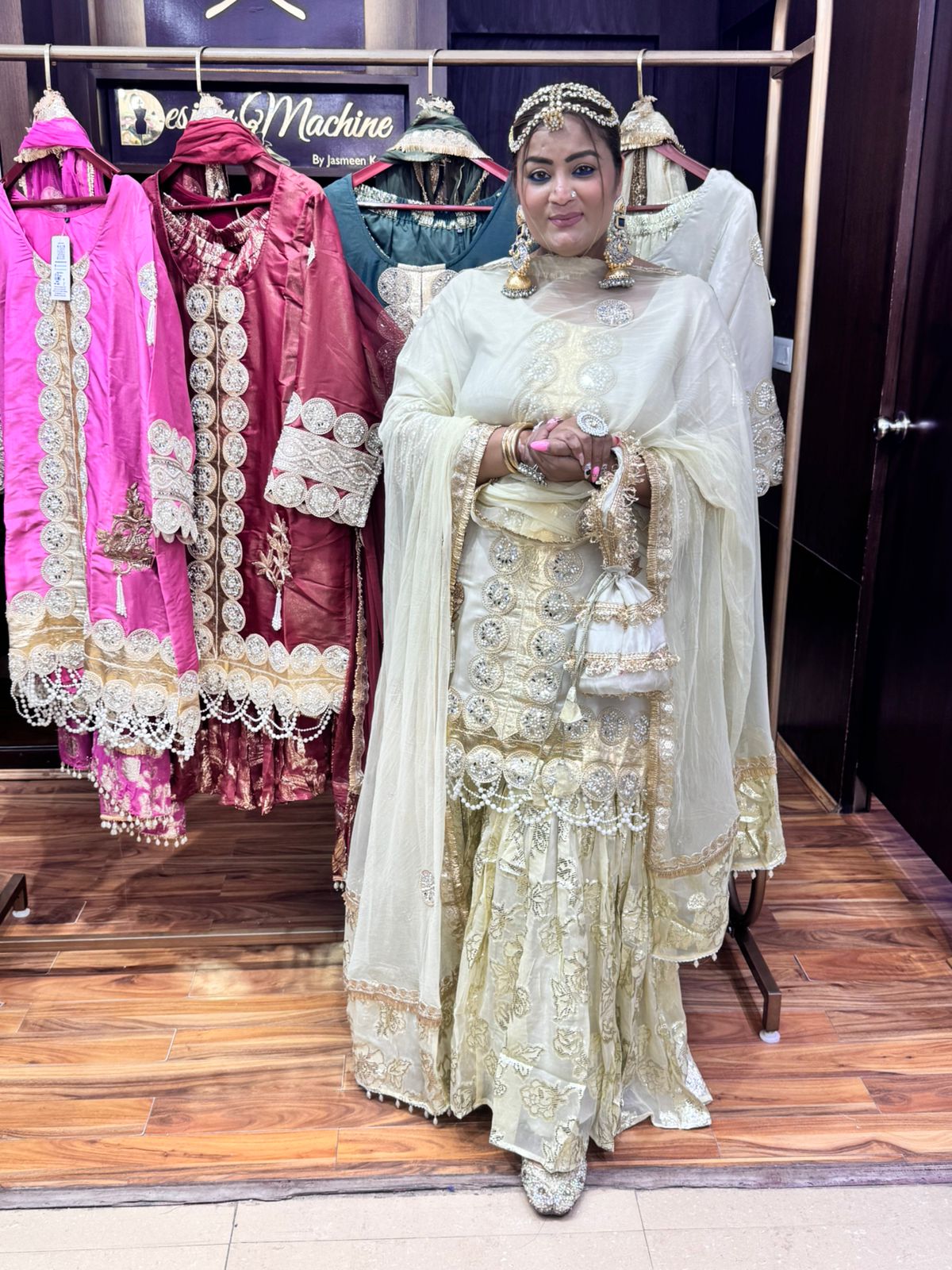 work sharara set