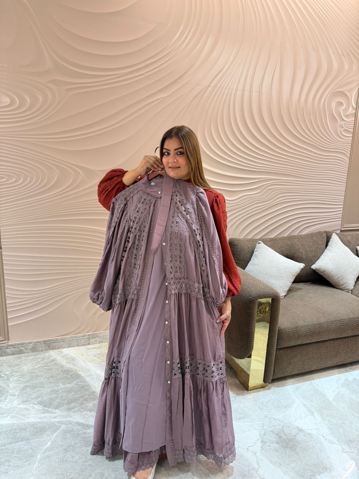 Beautiful Cotton Imported Dress