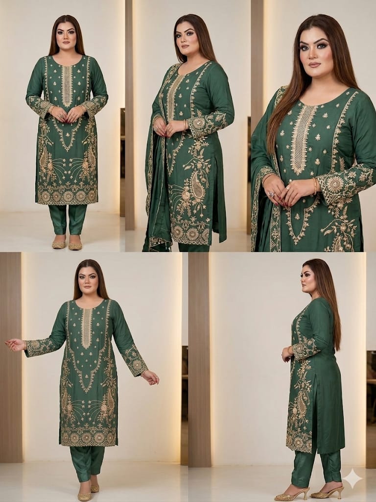 Pearl Zari Grace (Georgette Set )