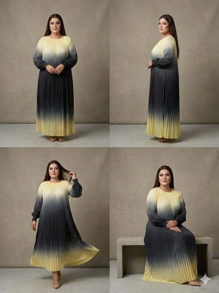 The Celestia Ombre Dress