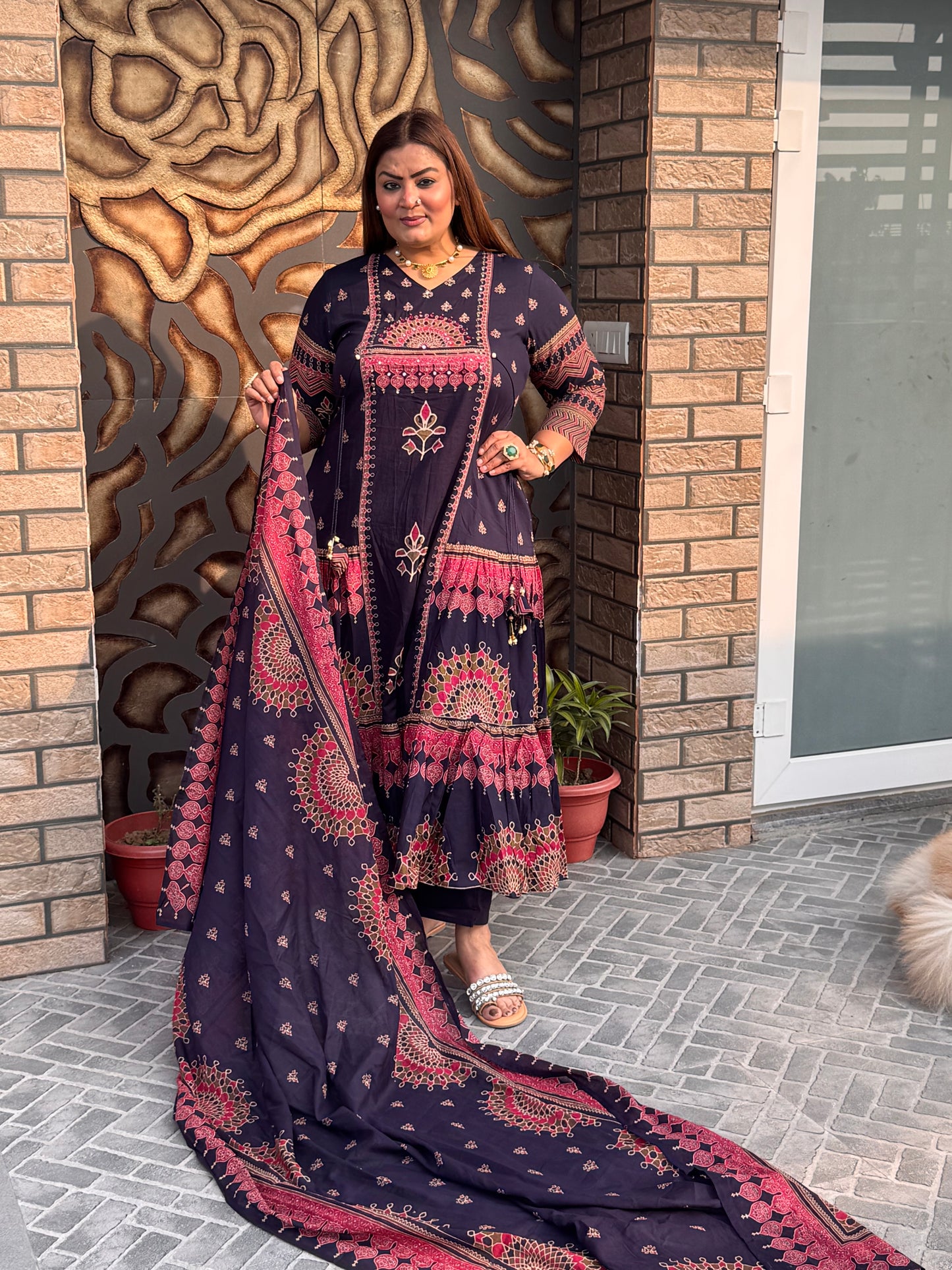 Sukriti Cotton Anarkali