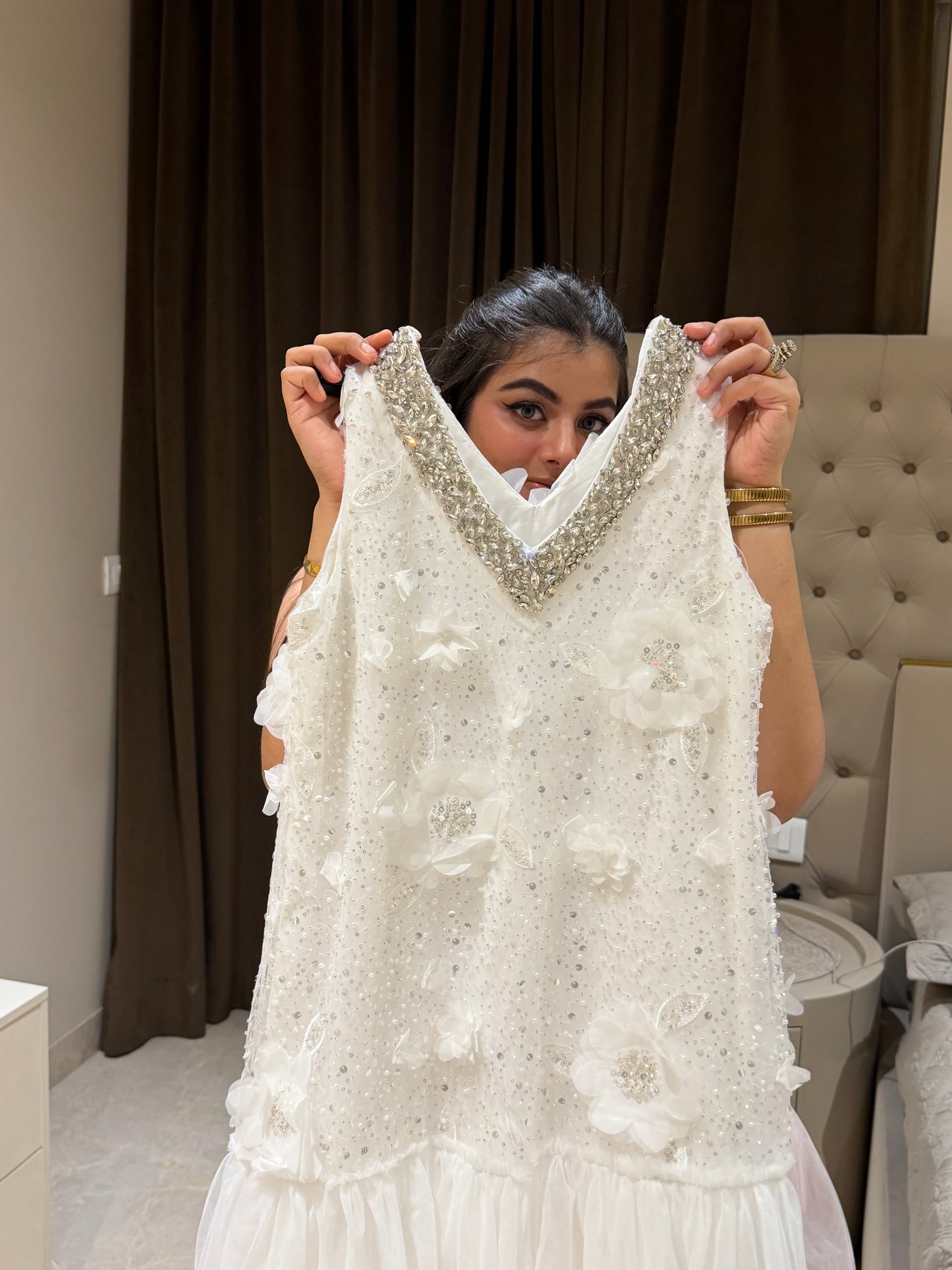 Hand embroidery premium dress
