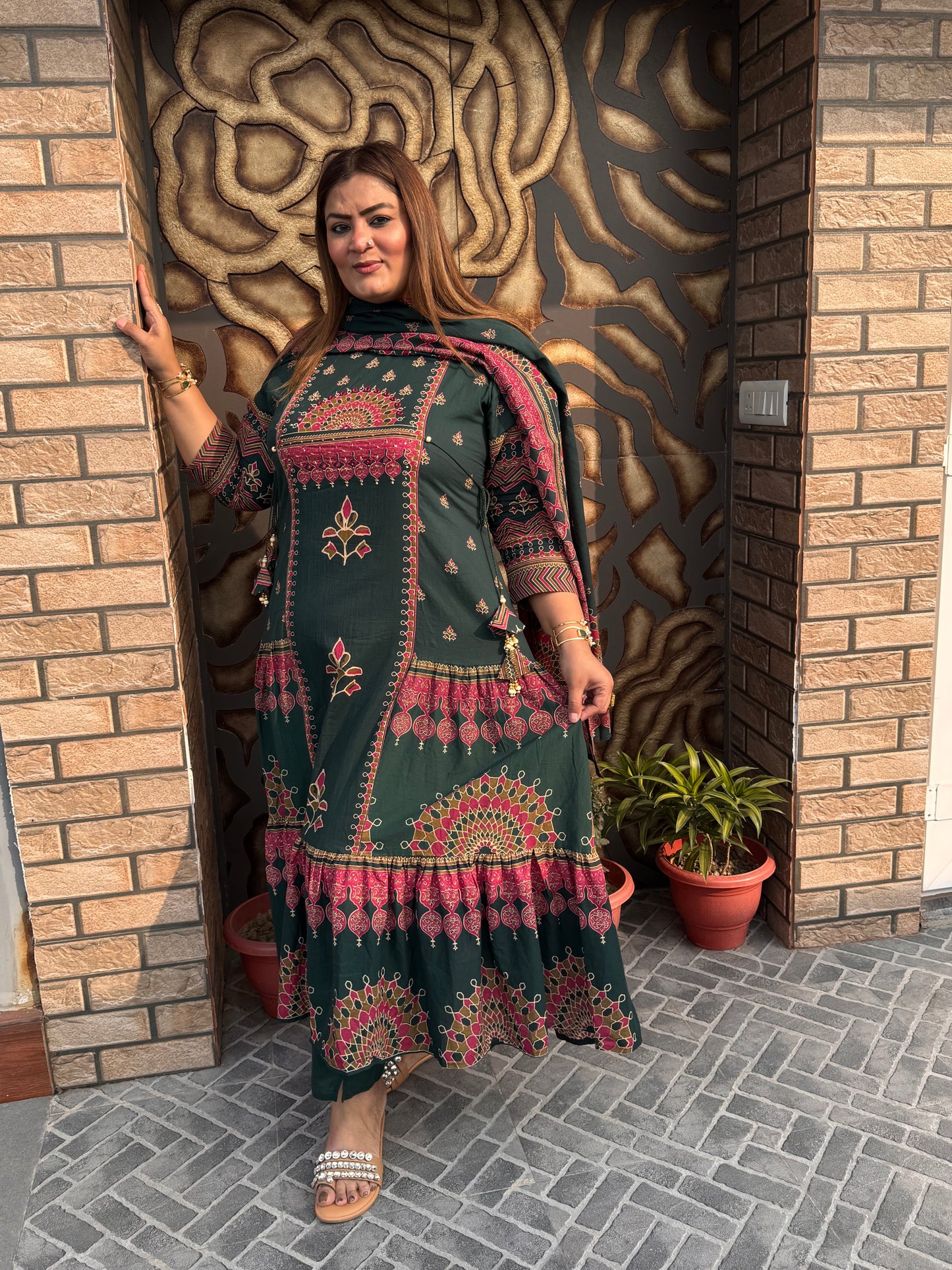 Sukriti Cotton Anarkali