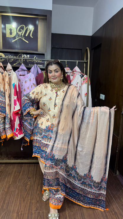 Masleen Cotton Farshi Salwar Suit