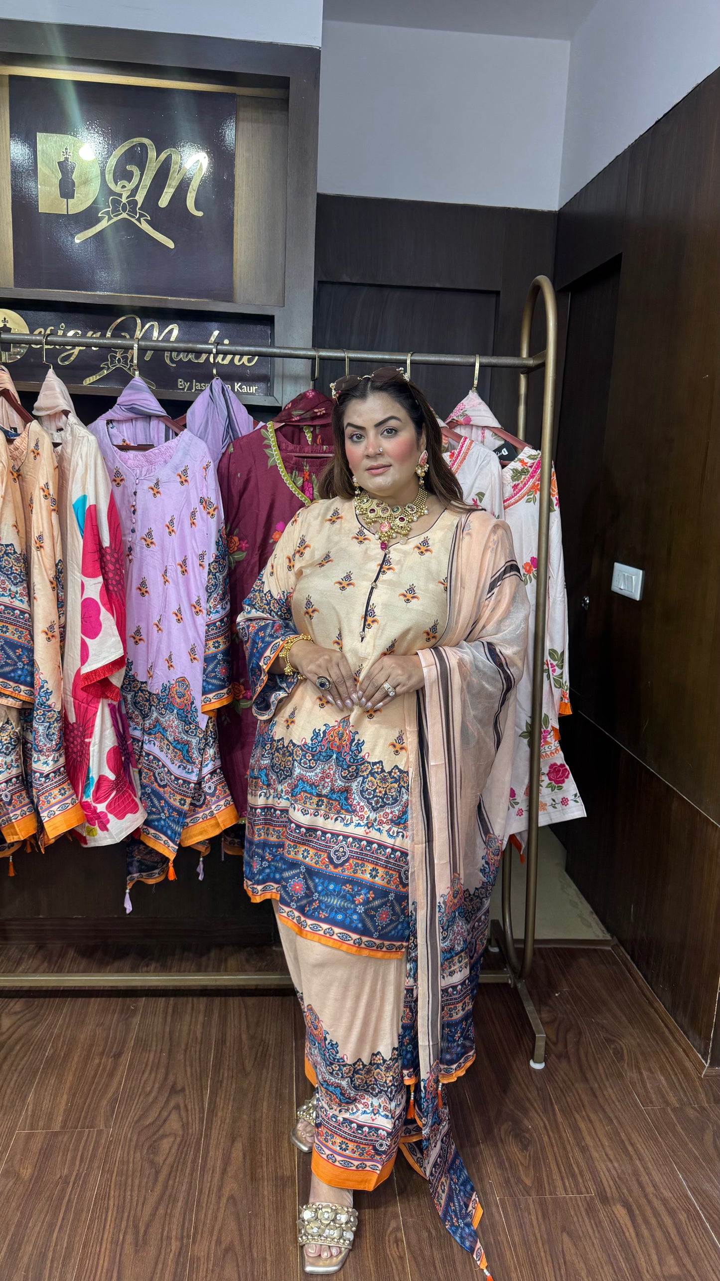 Masleen Cotton Farshi Salwar Suit