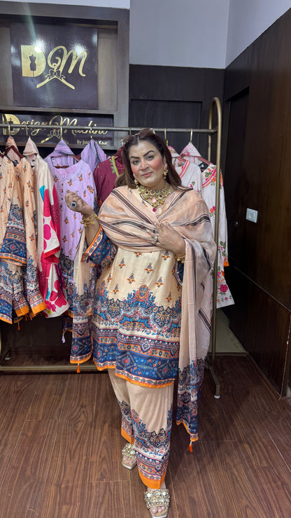 Masleen Cotton Farshi Salwar Suit