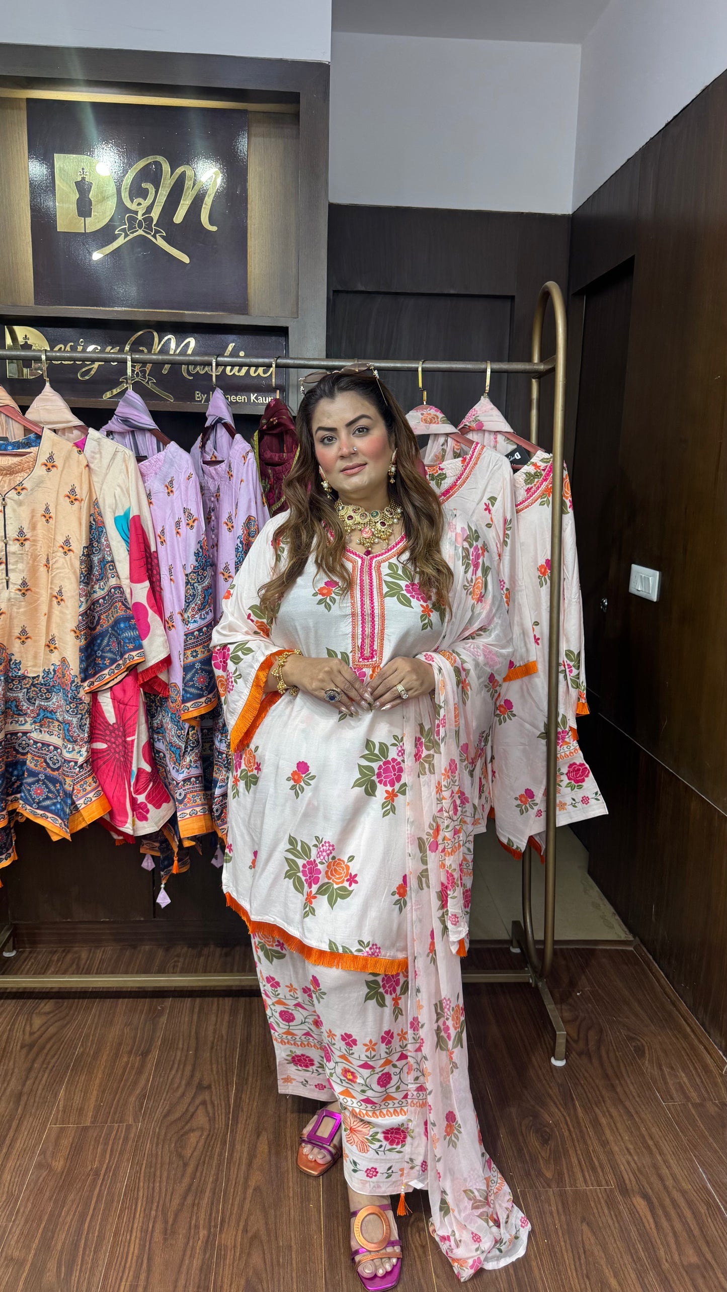 Masleen Cotton Farshi Salwar Suit