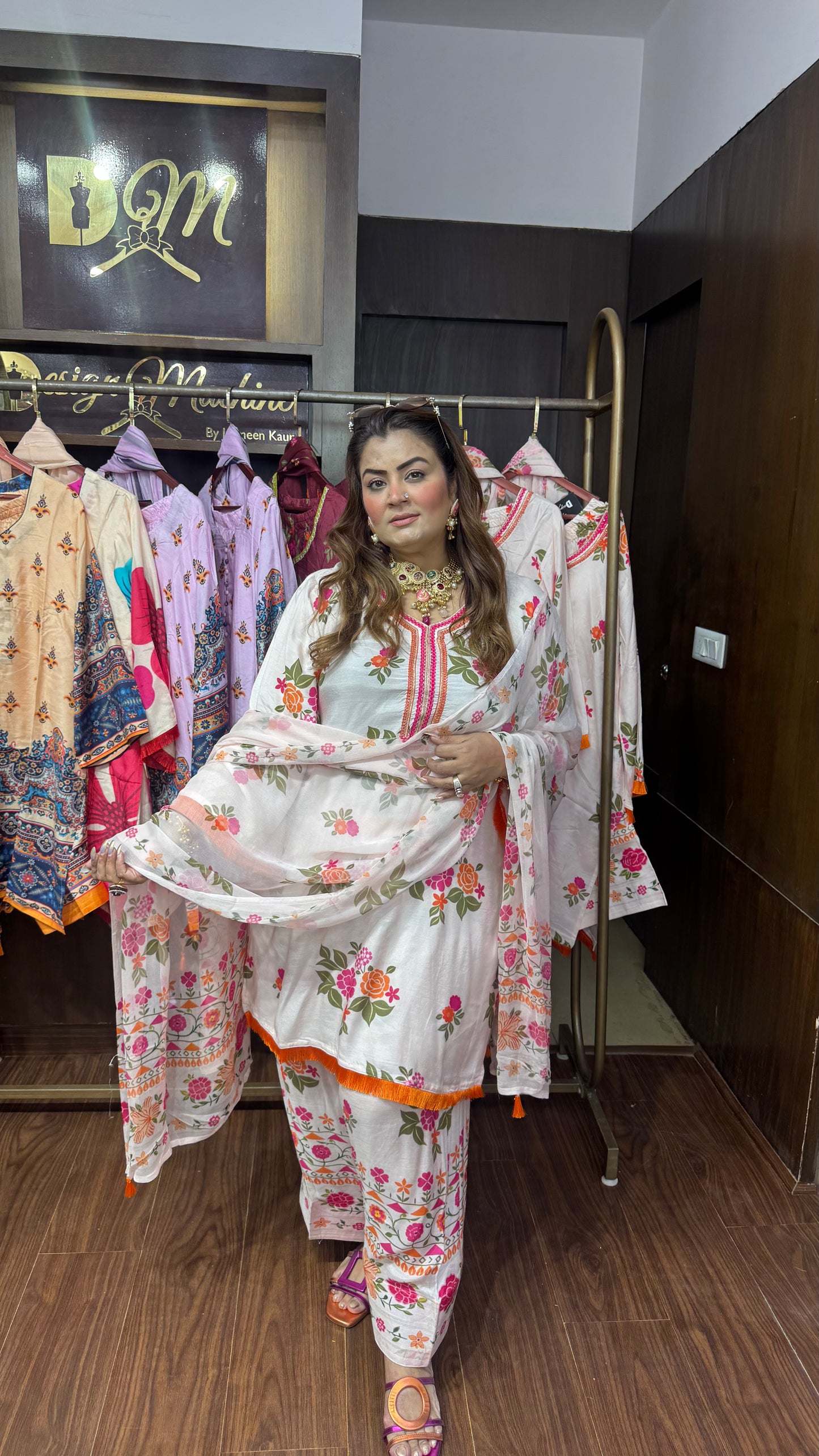 Masleen Cotton Farshi Salwar Suit