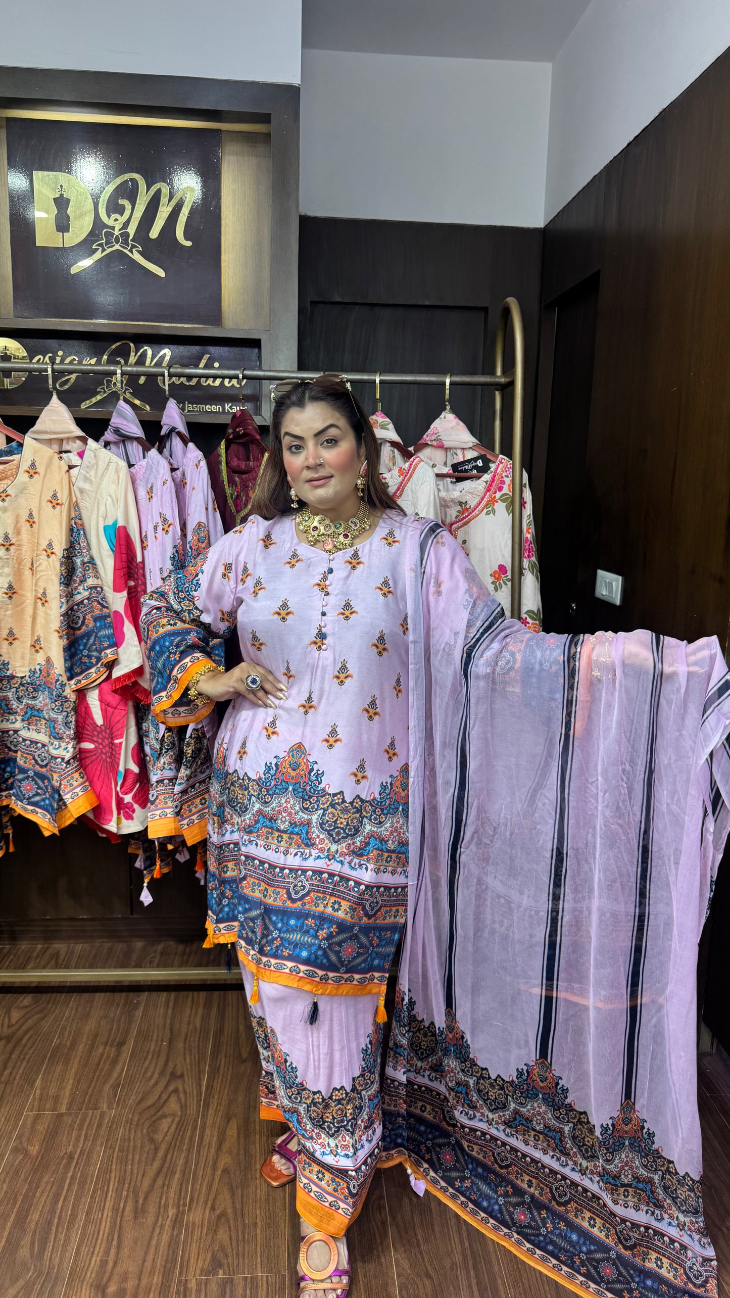 Masleen Cotton Farshi Salwar Suit