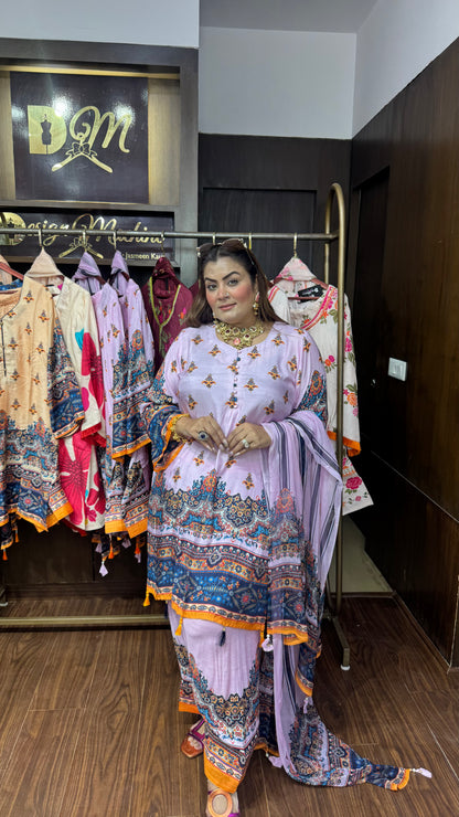 Masleen Cotton Farshi Salwar Suit