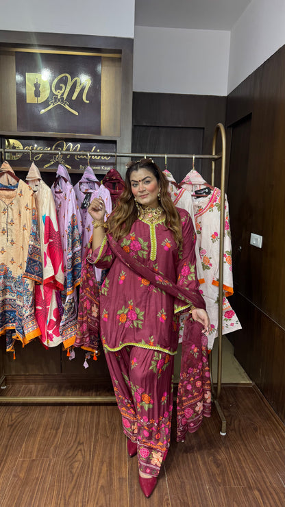 Masleen Cotton Farshi Salwar Suit