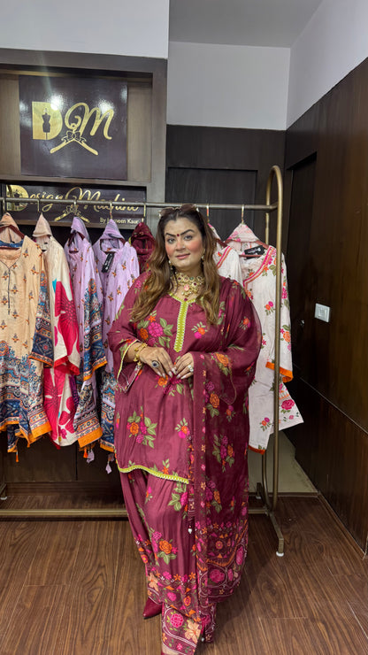 Masleen Cotton Farshi Salwar Suit