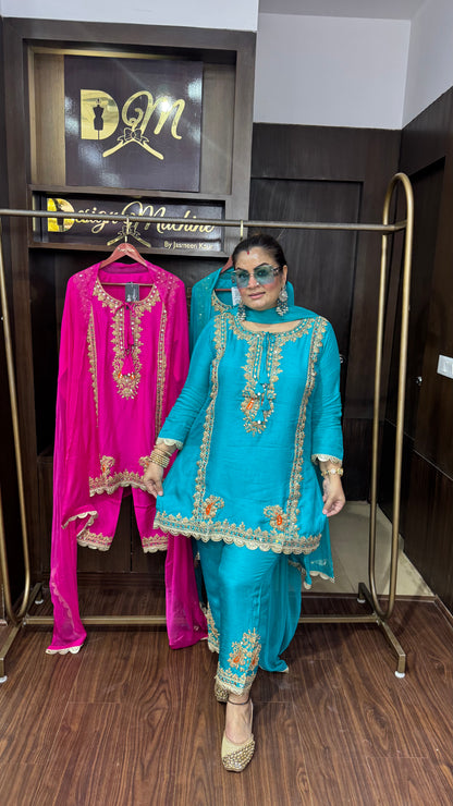 Avirel (Cotton Silk Fabric Suit)