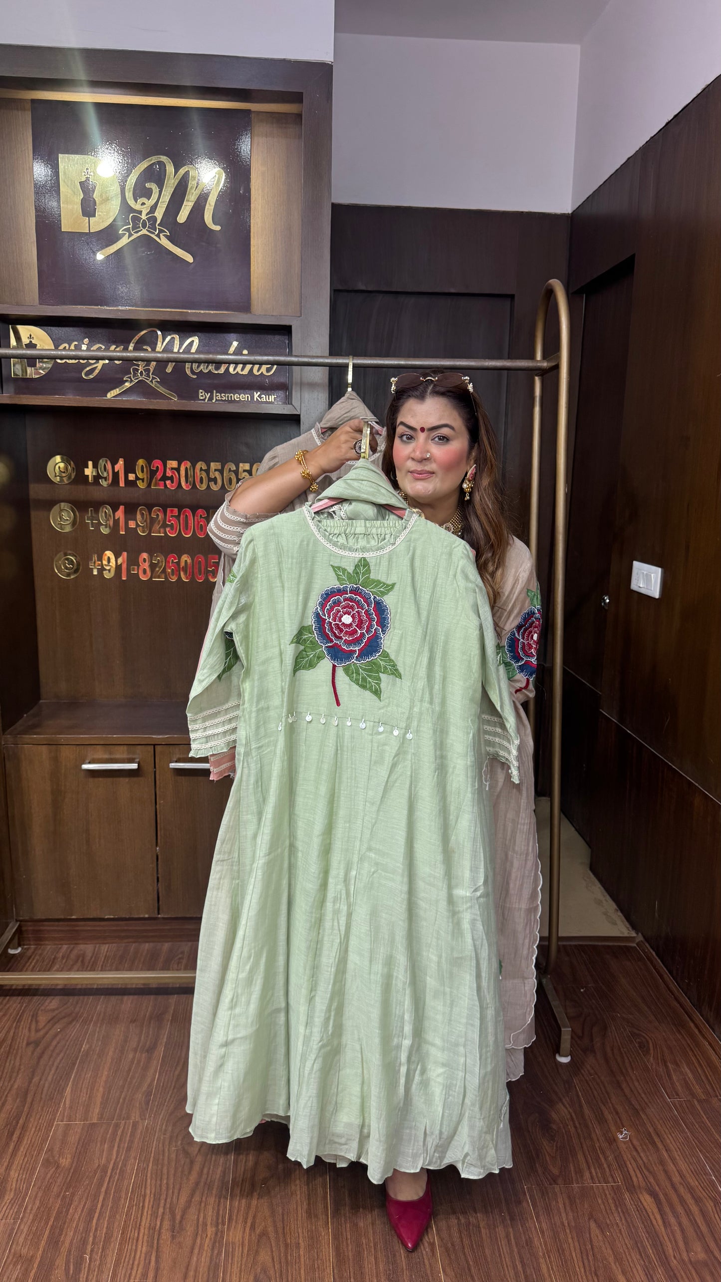 Ria (Mal Chanderi Anarkali Suit)