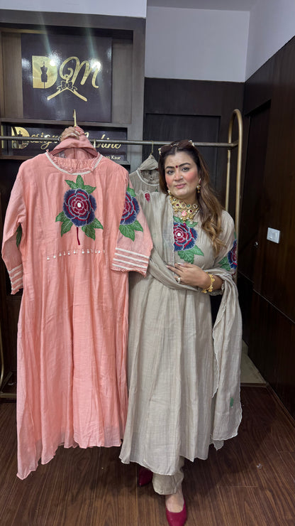 Ria (Mal Chanderi Anarkali Suit)