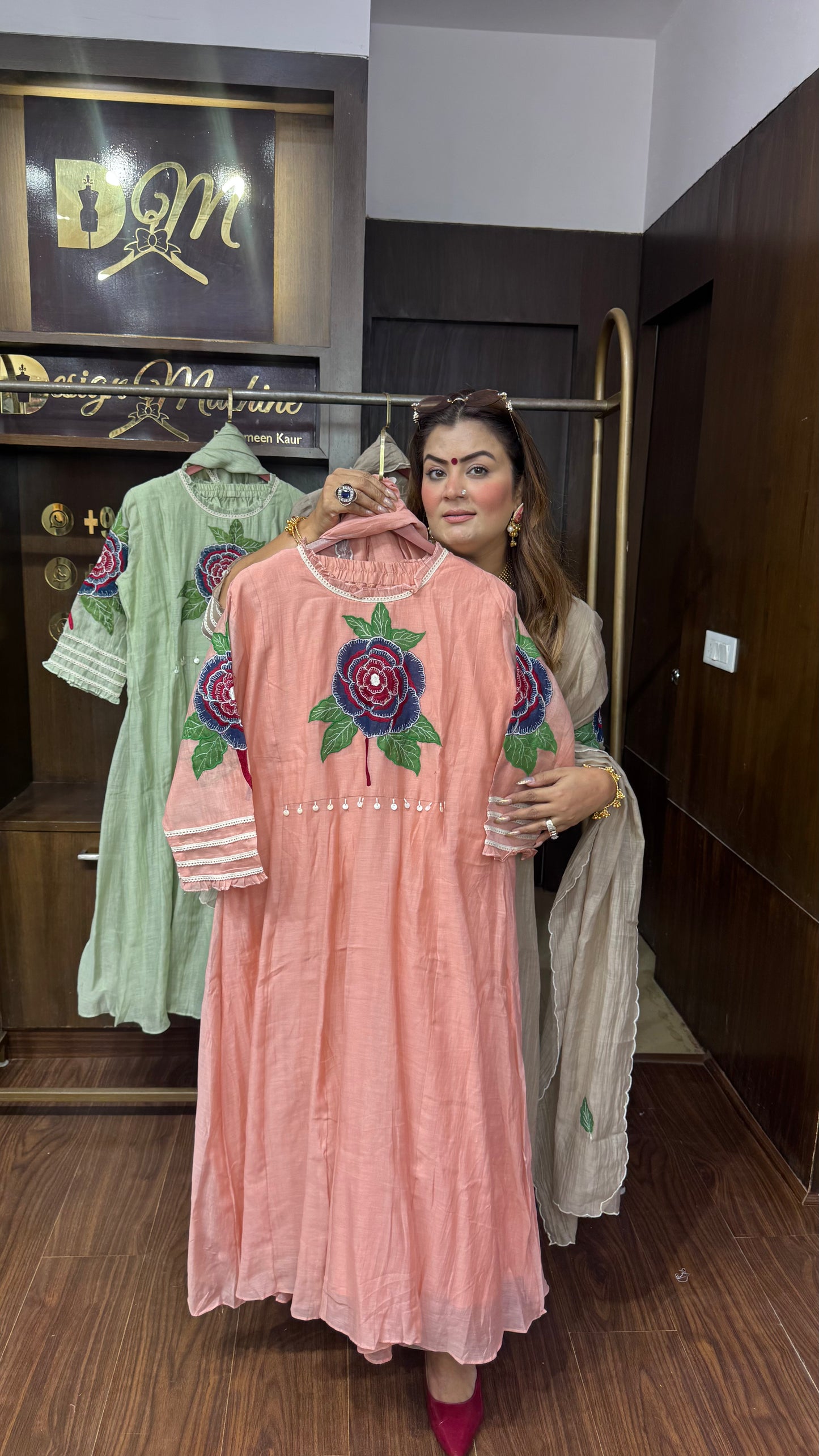 Ria (Mal Chanderi Anarkali Suit)