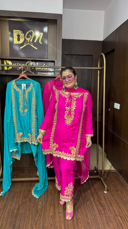 Avirel (Cotton Silk Fabric Suit)