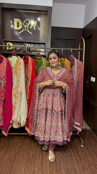 Zyvora (Pure Crepe Anarkali)