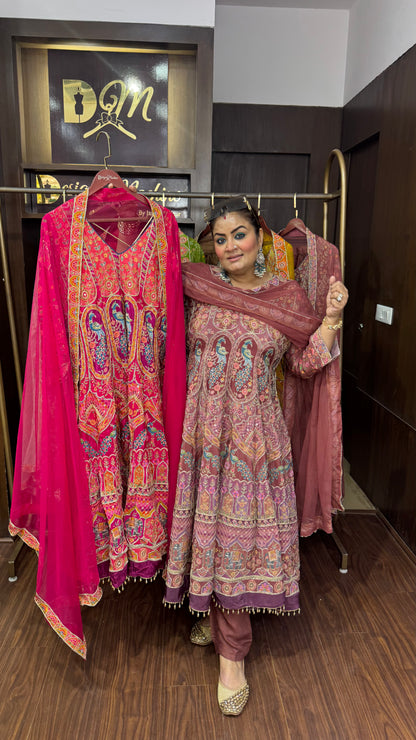 Zyvora (Pure Crepe Anarkali)