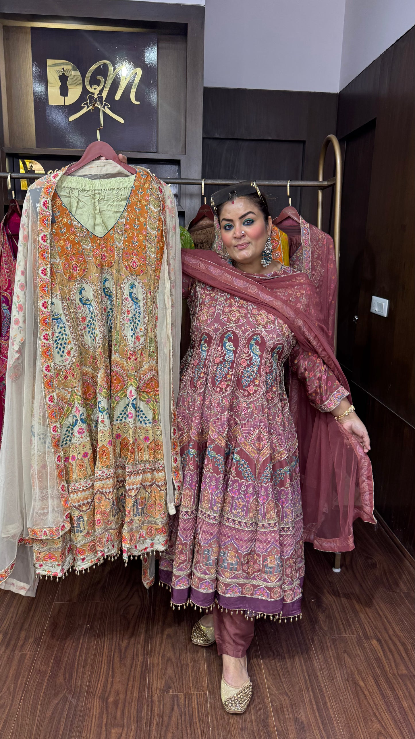 Zyvora (Pure Crepe Anarkali)