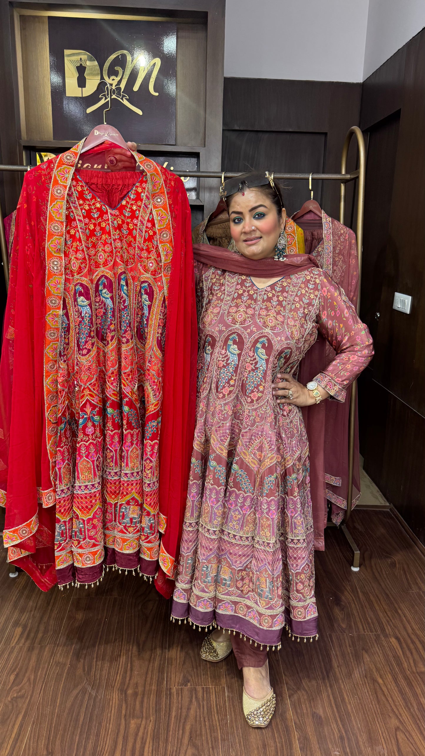 Zyvora (Pure Crepe Anarkali)