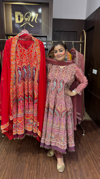 Zyvora (Pure Crepe Anarkali)