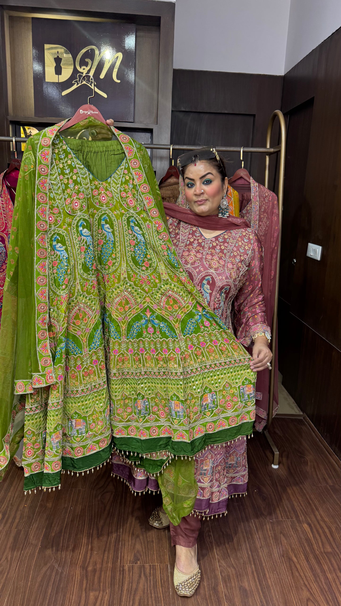 Zyvora (Pure Crepe Anarkali)
