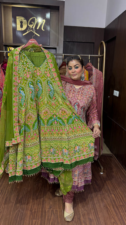 Zyvora (Pure Crepe Anarkali)