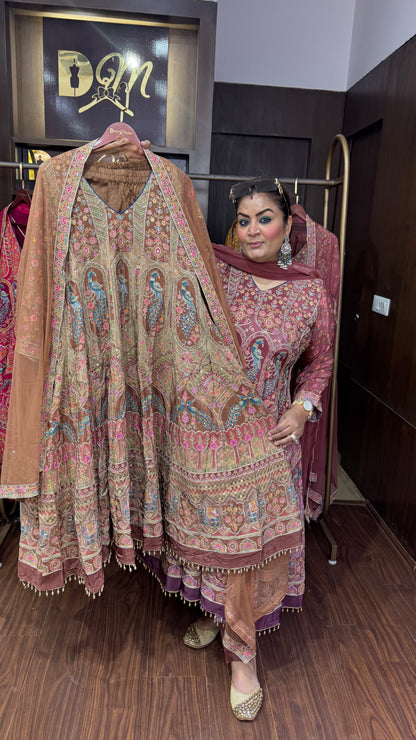 Zyvora (Pure Crepe Anarkali)